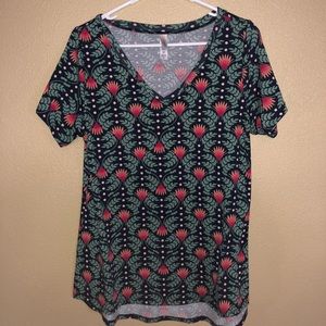 Fun floral print Christy Tee